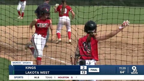Lakota West softball rolls into round of 16 with 13-2 win