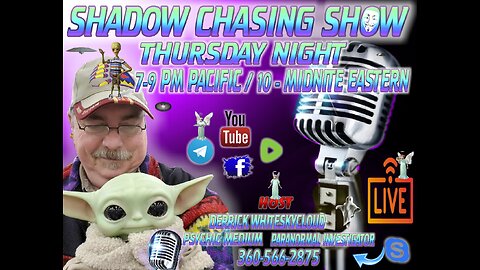 Shadow Chasing Show - Qua-Train & Q-Drops are they the same with host Derrick Whiteskycloud 8-2-2024