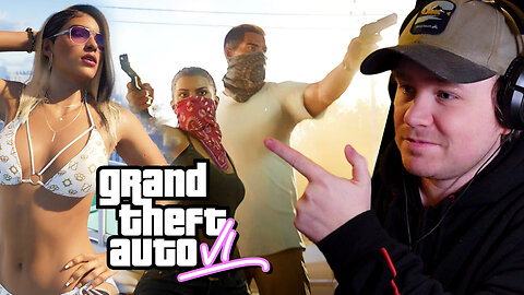 GRAND THEFT AUTO VI OFFICIAL TRAILER is Finally Here | REACTION!