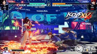 (PS4) The King of Fighters XV - 26 - Super Heroines Team (A.K.A. New Women Fighters Team) -Lv 4 Hard