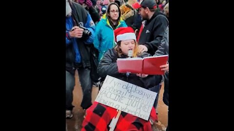 MONCTON, NB CANADA STANDS UP IN UNITY 4 FREEDOM - DECEMBER 11, 2021
