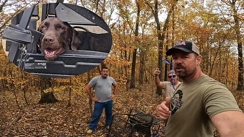 A day in the field with the 'A minus' team! Project 291 Polaris Rangers-deer stands & fun!