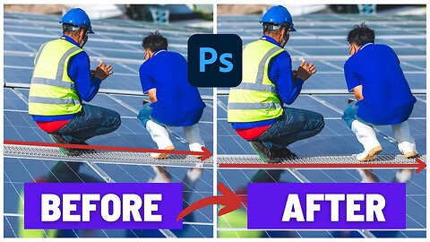 Photoshop Tutorial: How to Straighten Any Image using Perspective Warp and Geometry