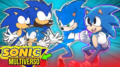 SONIC do Filme nos JOGOS do SONIC 😱 | SONICVERSO