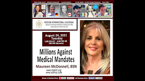 Maureen McDonnell, BSN - "Millions Against Medical Mandates"