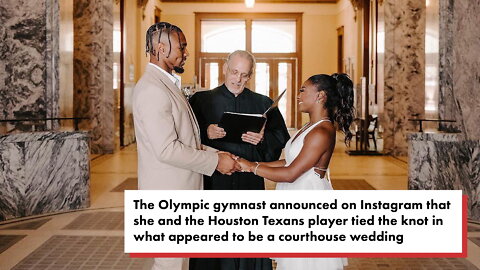 Olympic gymnast Simone Biles marries Jonathan Owens: 'I do'