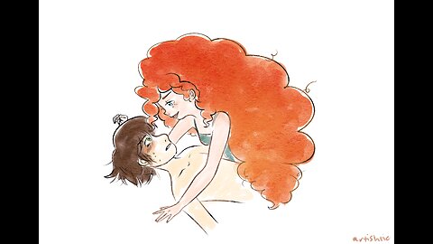 Hiccup and Merida Fan Comics AI Dub