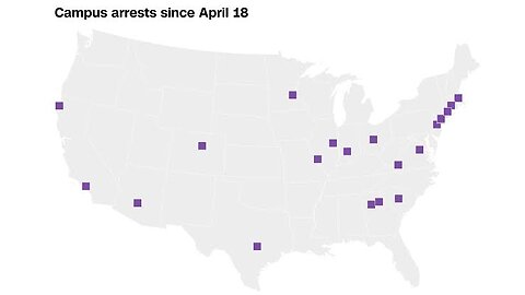 Mapping the Arrests: University Protests Across the U.S.