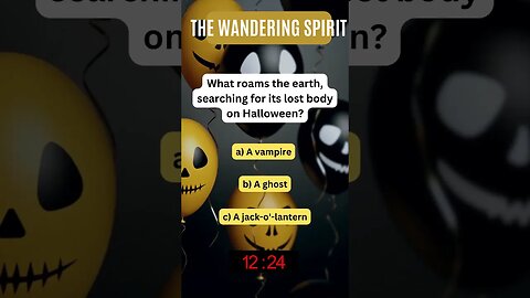 Spooky Halloween Riddle Challenge 🎃 Can You Solve It? The Wandering Spirit #Shorts