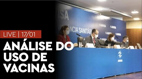 AO VIVO: Reunião da Anvisa sobre uso emergencial das vacinas Coronavac e Oxford