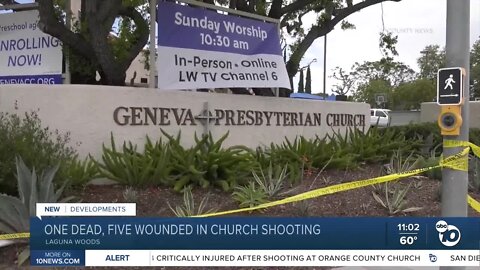 Churchgoers hog-tied man accused of carrying out CA mass shooting