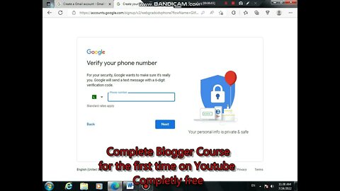 How to create gmail account