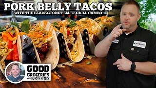 Pork Belly Tacos with the Blackstone Pellet Grill Combo