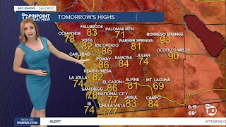 ABC 10News Pinpoint Weather with Meteorologist Leah Pezzetti