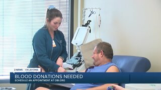Oklahoma Blood Institute in need of blood donations