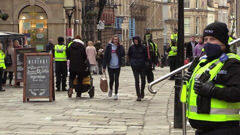 Heavy police presence central area of Bristol today | Project Servator