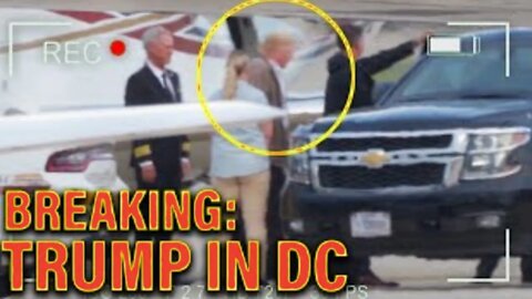 Donald Trump Deplanes in Washington D C but No One Knows Why Speculation Rife #foxnews #donaldtrump