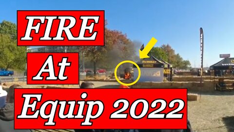 Mower Bursts Into Flames | Equip EXPO 2022