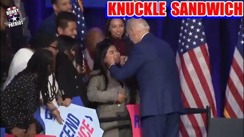 Joe Biden Brags Incoherently, Sandwiches Girl's Face In His Fists