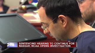 Sentencing hearing continues for ex-doctor Larry Nassar