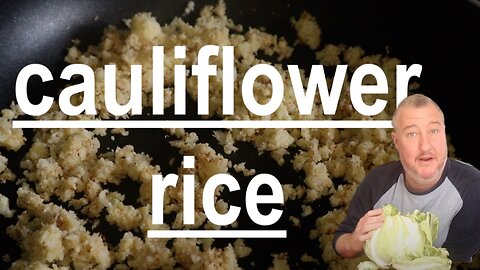Keto cauliflower rice, the low carb alternative to rice