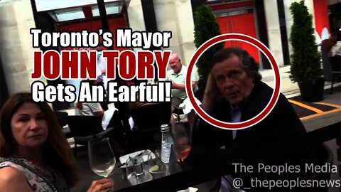 Watch Mayor John Tory get an EARFUL from an unhappy Toronton man