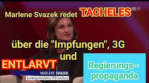 Marlene Svazek redet TACHELES über "Impfungen" und ENTLARVT Regierungspropaganda