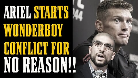 Ariel Helwani Going LOCO!! Stephen Wonderboy Thompson Should NOT Have Been Paid?!?!