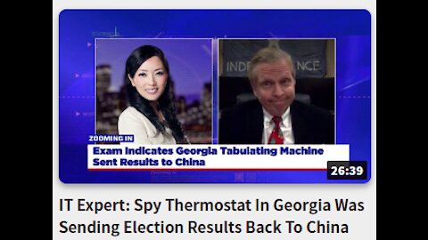 IT Expert: Spy Thermostat In -Georgia Was Sending Election Results Back To China
