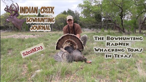 Whacking Turkey Toms in Texas with my Bow: Indian Creek Bowhunting Journal - S2018E03