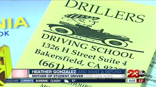 Parents want refunds after Drillers Driving School closed