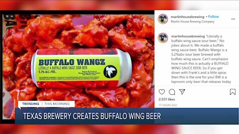 Would you try Buffalo wing...beer? Texas brewery creates 'Buffalo wing sauce sour beer'