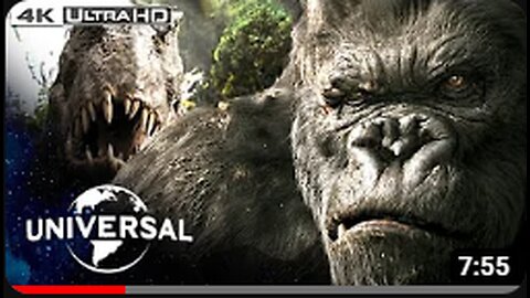 King Kong | V. rex Fight in 4K HDR