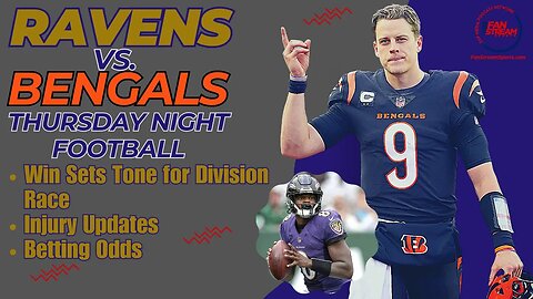 Ravens vs. Bengals TNF Could Set Tone for AFC North Stretch
