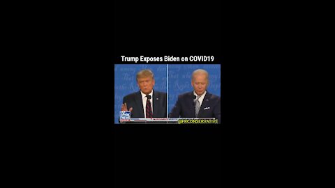 Trump exposes Biden on Covid19