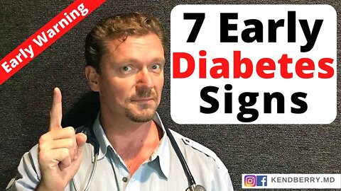 7 Signs of Early DIABETES Doctors Miss (Know All 7) 2021