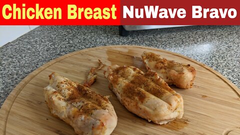 Air Fried Chicken Breast, NuWave Bravo Toaster Oven & Air Fryer