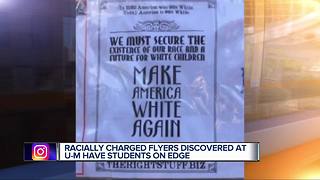 Racist flyers found on University of Michigan campus in Ann Arbor