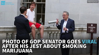 Photo of GOP Senator Goes Viral After His Jest About Smoking Marijuana