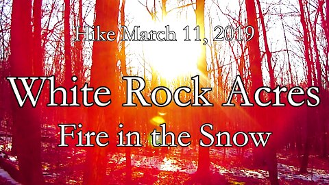 Hike - White Rock Acres - Fire in the Snow 3/11/2019