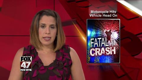 Motorcylist killed in head on collision in Jackson County