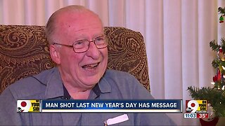 Patrick Malloy: 78-year-old man shot during New Year's celebration spreads message of safety