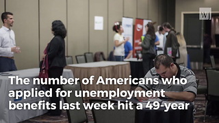 Jobless Claims Unexpectedly Fall to Nearly 50-Year Low