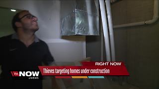 Thieves targeting Ohio City homes under construction