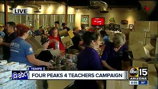 Four Peaks Brewery chipping in with supplies for classroom campaign