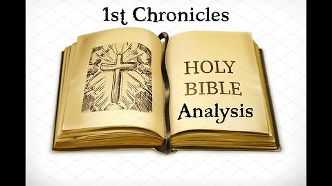 Old Testament Survey Analysis: 1st Chronicles