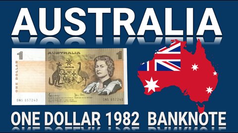 Old Banknote: 1982 Australia One Dollar Note