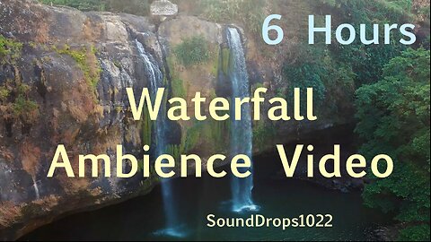 Deep Relaxation with Waterfall Sounds | 6 Hours of Serenity