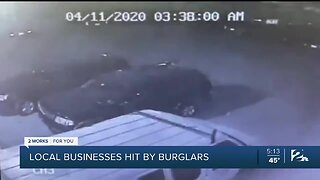 Local Businesses Hit By Burglars