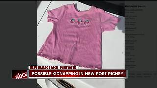 Pasco County detectives investigating possible child kidnapping